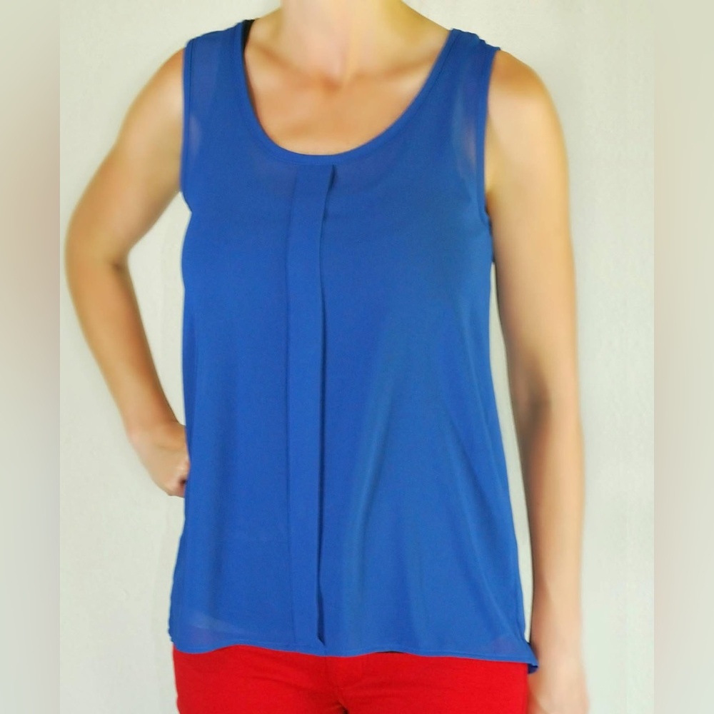 My Beloved Royal Blue Tank Top size small